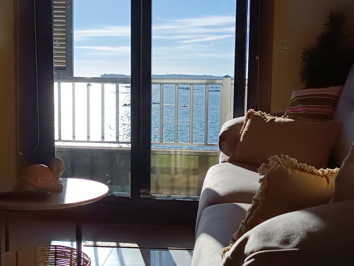 Ferienwohnung Mirador Mar De Castelao, 1ª Linea De Playa Urbana Vilanova de Arousa Exterior foto