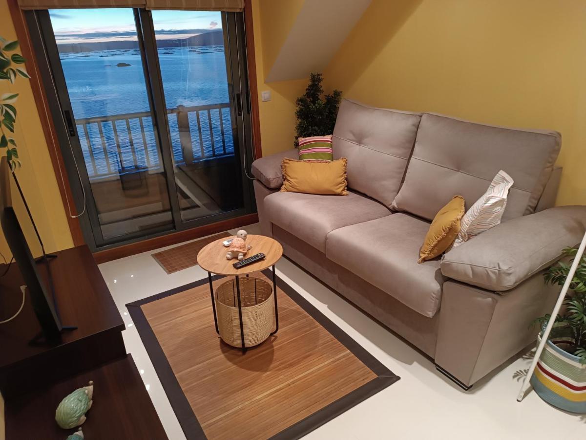 Ferienwohnung Mirador Mar De Castelao, 1ª Linea De Playa Urbana Vilanova de Arousa Exterior foto