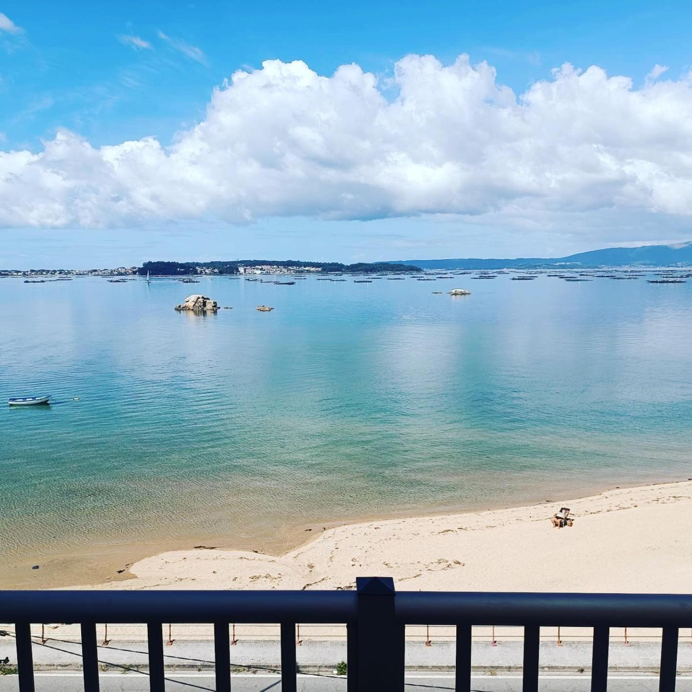 Ferienwohnung Mirador Mar De Castelao, 1ª Linea De Playa Urbana Vilanova de Arousa Exterior foto