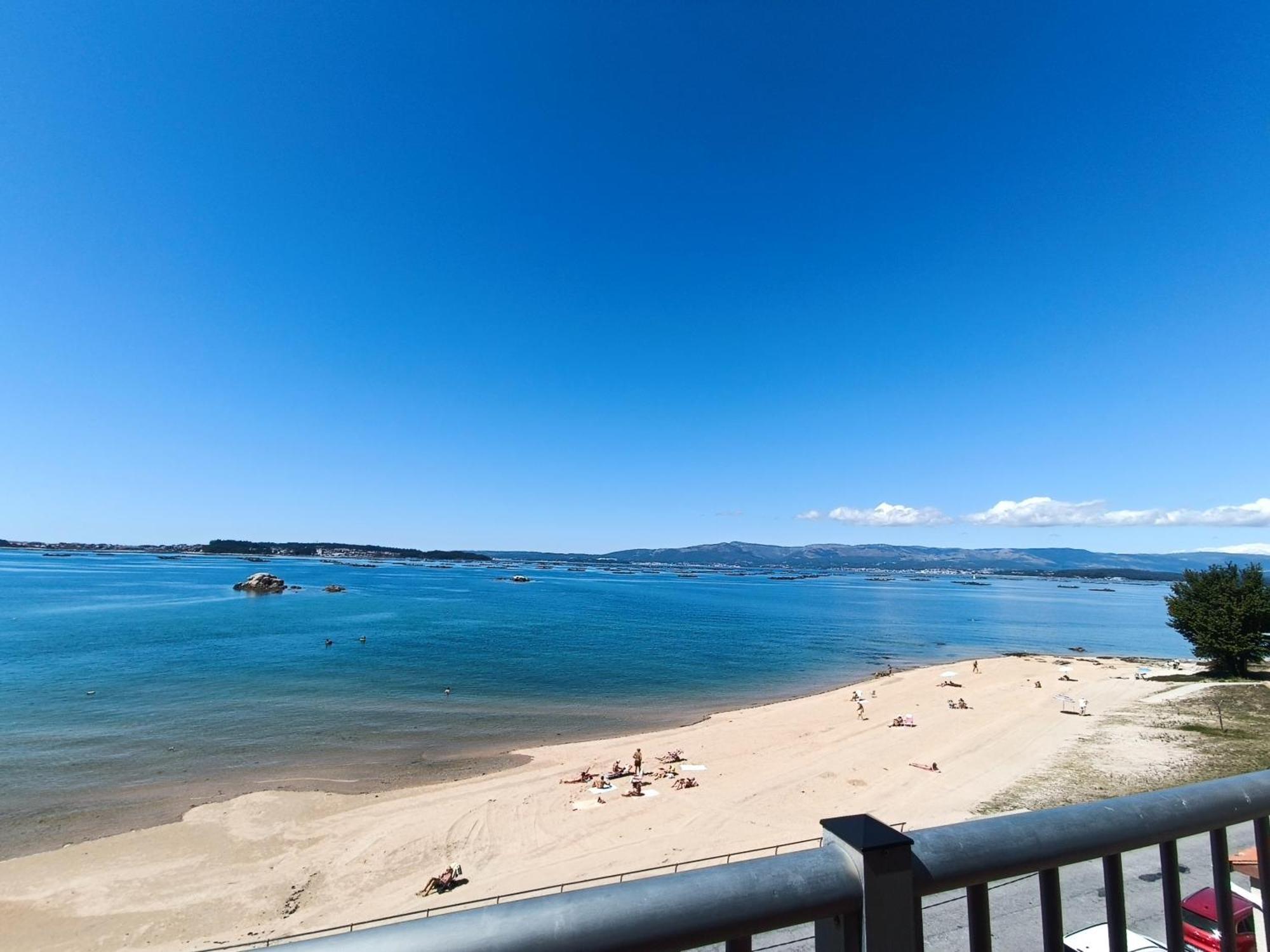 Ferienwohnung Mirador Mar De Castelao, 1ª Linea De Playa Urbana Vilanova de Arousa Exterior foto